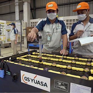 Ắc quy xe nâng GS YUASA
