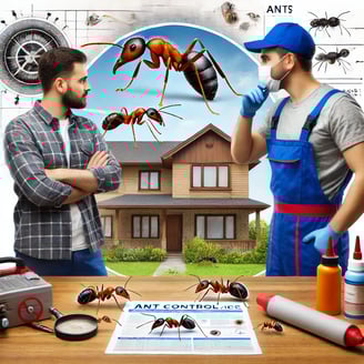 pest-control-technician-inspecting-a-home-for-carpenter-ants-pavement-ants-and-sugar-ants-in-warwick-ri
