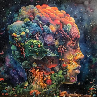 Illustration of a neurodiverse mind