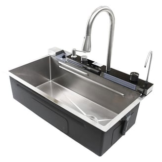 Handmade kitchen sink 75x45cm