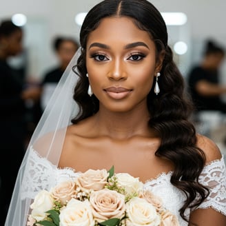 Bridal makeup look