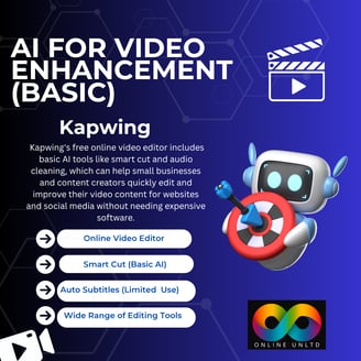 Kapwing AI video editor