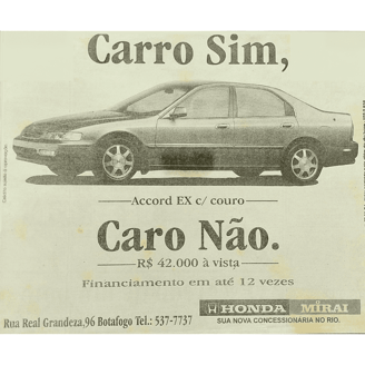 Anúncio de concessionária de automóvel criado por jorgeredator.com.br.