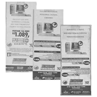 Anúncio de loja informática criado por jorgeredator.com.br.