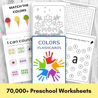 Preschool worksheets