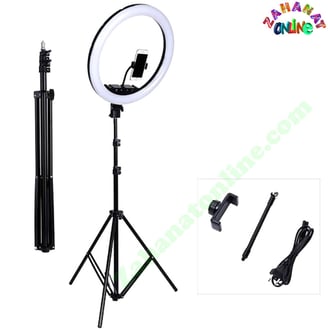 Image of 12" LED Ring Light with 7ft Tripod Stand