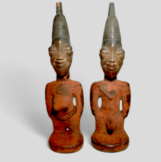 ibeji yoruba nigeria twin figure igbomina master of the smiling face archaic smile ibedji