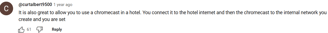 comment of chromecast ease and compatibility with gL .inet opal and beryl ax 