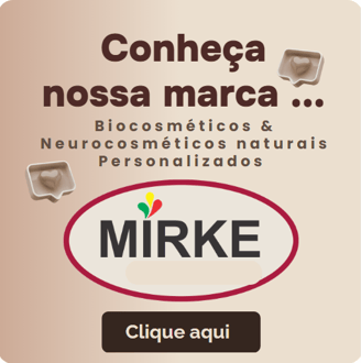 Logo da Marca Mirke Cosmética natural personalizada, saúde e bem estar de Aline e Alcino Maliuk