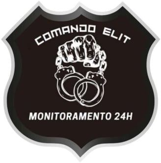 a badge with handcuffs and handcuffs on it