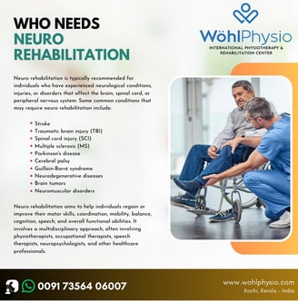 Rehabilitation after neurosurgery in kochi, Kerala