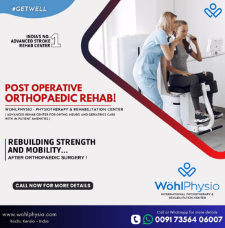 Rehabilitation after orthosurgery in kerala