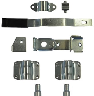 a set of metal latch latch latch latch latch latch latch latch latch latch latch latch
