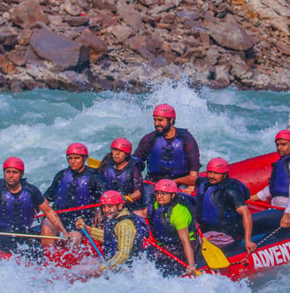 River rafting in Rishikesh 