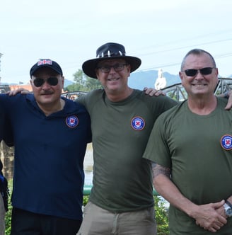 St Andrews Australia Research Team at the Bridge over the River Kwai 2023