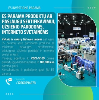Verslo parama 2023