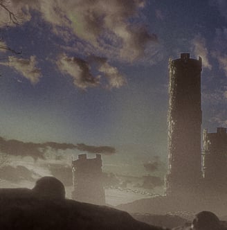 Cenário 3D Serenity por Helldise, baseado em dark fantasy. Serenity é o conceito de caos e calmaria