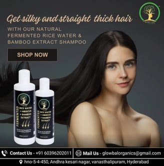 rice water bamboo organic shampoo