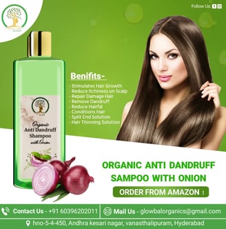 organic anti dandruff shampoo