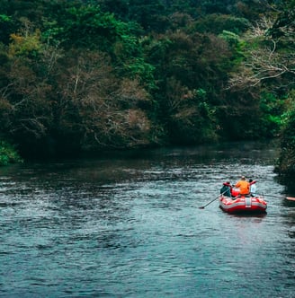 Rafting at Kitulgala