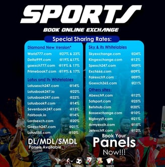 ONLINE CRICKET BETTING ID AVAILABLE DL MDL SMDL MASTER ID SUPER MASTER ID ADMIN ID AVAILABLE