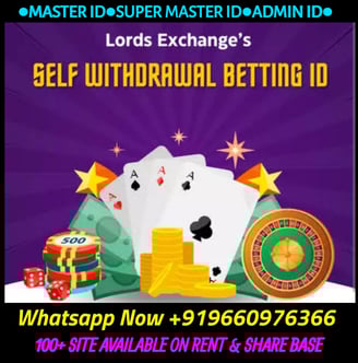 ONLINE CRICKET BETTING ID AVAILABLE DL MDL SMDL MASTER ID SUPER MASTER ID ADMIN ID AVAILABLE