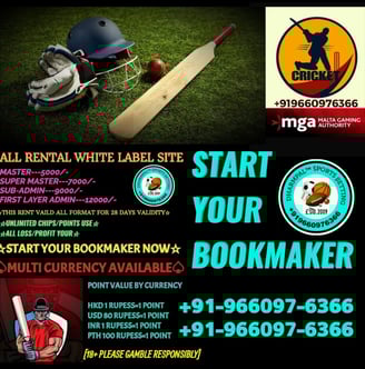 ONLINE CRICKET BETTING ID AVAILABLE DL MDL SMDL MASTER ID SUPER MASTER ID ADMIN ID AVAILABLE