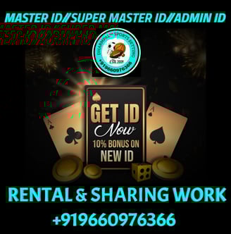 ONLINE CRICKET BETTING ID AVAILABLE DL MDL SMDL MASTER ID SUPER MASTER ID ADMIN ID AVAILABLE