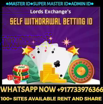 ONLINE CRICKET BETTING ID AVAILABLE DL MDL SMDL MASTER ID SUPER MASTER ID ADMIN ID AVAILABLE