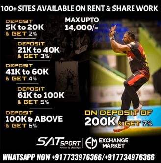 ONLINE CRICKET BETTING ID AVAILABLE DL MDL SMDL MASTER ID SUPER MASTER ID ADMIN ID AVAILABLE