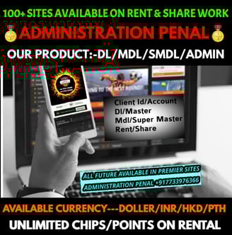 ONLINE CRICKET BETTING ID AVAILABLE DL MDL SMDL MASTER ID SUPER MASTER ID ADMIN ID AVAILABLE