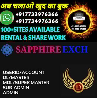 ONLINE CRICKET BETTING ID AVAILABLE DL MDL SMDL MASTER ID SUPER MASTER ID ADMIN ID AVAILABLE