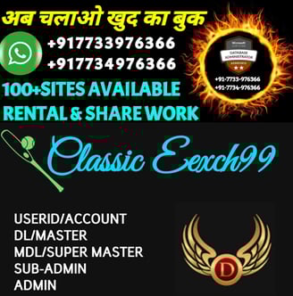 ONLINE CRICKET BETTING ID AVAILABLE DL MDL SMDL MASTER ID SUPER MASTER ID ADMIN ID AVAILABLE