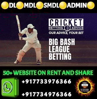 ONLINE CRICKET BETTING ID AVAILABLE DL MDL SMDL MASTER ID SUPER MASTER ID ADMIN ID AVAILABLE