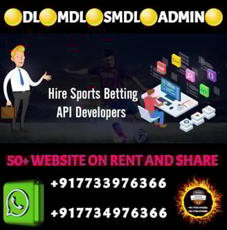 ONLINE CRICKET BETTING ID AVAILABLE DL MDL SMDL MASTER ID SUPER MASTER ID ADMIN ID AVAILABLE
