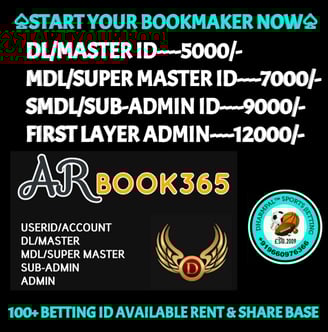 ONLINE CRICKET BETTING ID AVAILABLE DL MDL SMDL MASTER ID SUPER MASTER ID ADMIN ID AVAILABLE