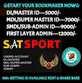 ONLINE CRICKET BETTING ID AVAILABLE DL MDL SMDL MASTER ID SUPER MASTER ID ADMIN ID AVAILABLE