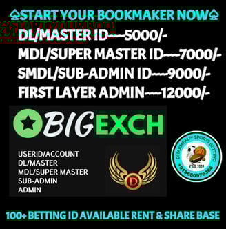 ONLINE CRICKET BETTING ID AVAILABLE DL MDL SMDL MASTER ID SUPER MASTER ID ADMIN ID AVAILABLE