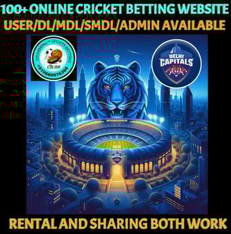 ONLINE CRICKET BETTING ID AVAILABLE DL MDL SMDL MASTER ID SUPER MASTER ID ADMIN ID AVAILABLE