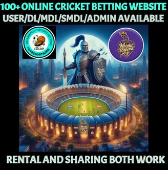 ONLINE CRICKET BETTING ID AVAILABLE DL MDL SMDL MASTER ID SUPER MASTER ID ADMIN ID AVAILABLE