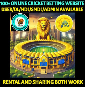 ONLINE CRICKET BETTING ID AVAILABLE DL MDL SMDL MASTER ID SUPER MASTER ID ADMIN ID AVAILABLE