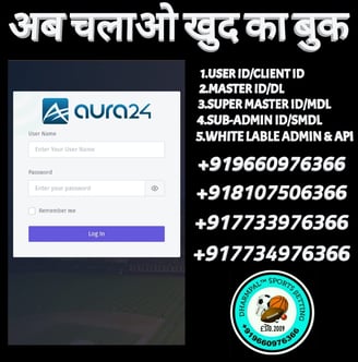 ONLINE CRICKET BETTING ID AVAILABLE DL MDL SMDL MASTER ID SUPER MASTER ID ADMIN ID AVAILABLE