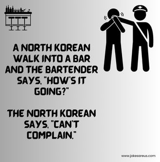 North Korean in a bar apparently can't complain about his situation