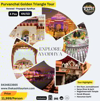 4N/5D Purvanchal Golden Triangle Tour