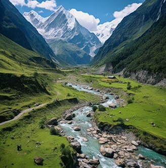 Kedarnath Wildlife Sanctuary in India