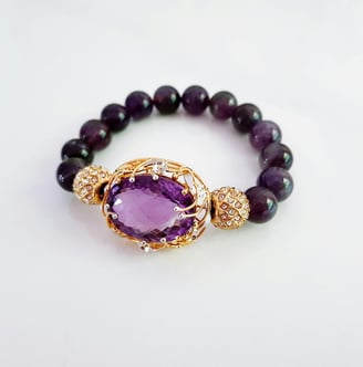 amethyst bracelet