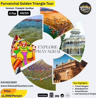 4N/5D Purvanchal Golden Triangle Tour