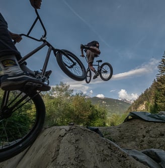 Cours de BMX pour adultes à Verbier en Suisse 