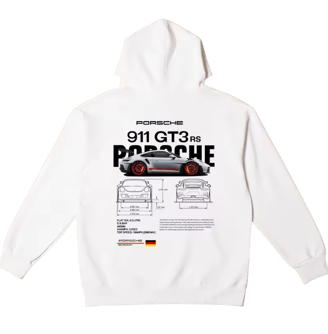 Picture of a 911 GT3rs hoodie