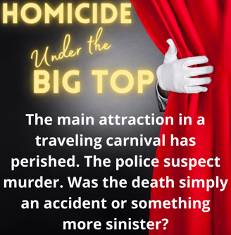 Homicide Under the Big Top Carnival Murder Mystery Box